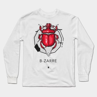 Bizarre - Red Beetle with skull Long Sleeve T-Shirt